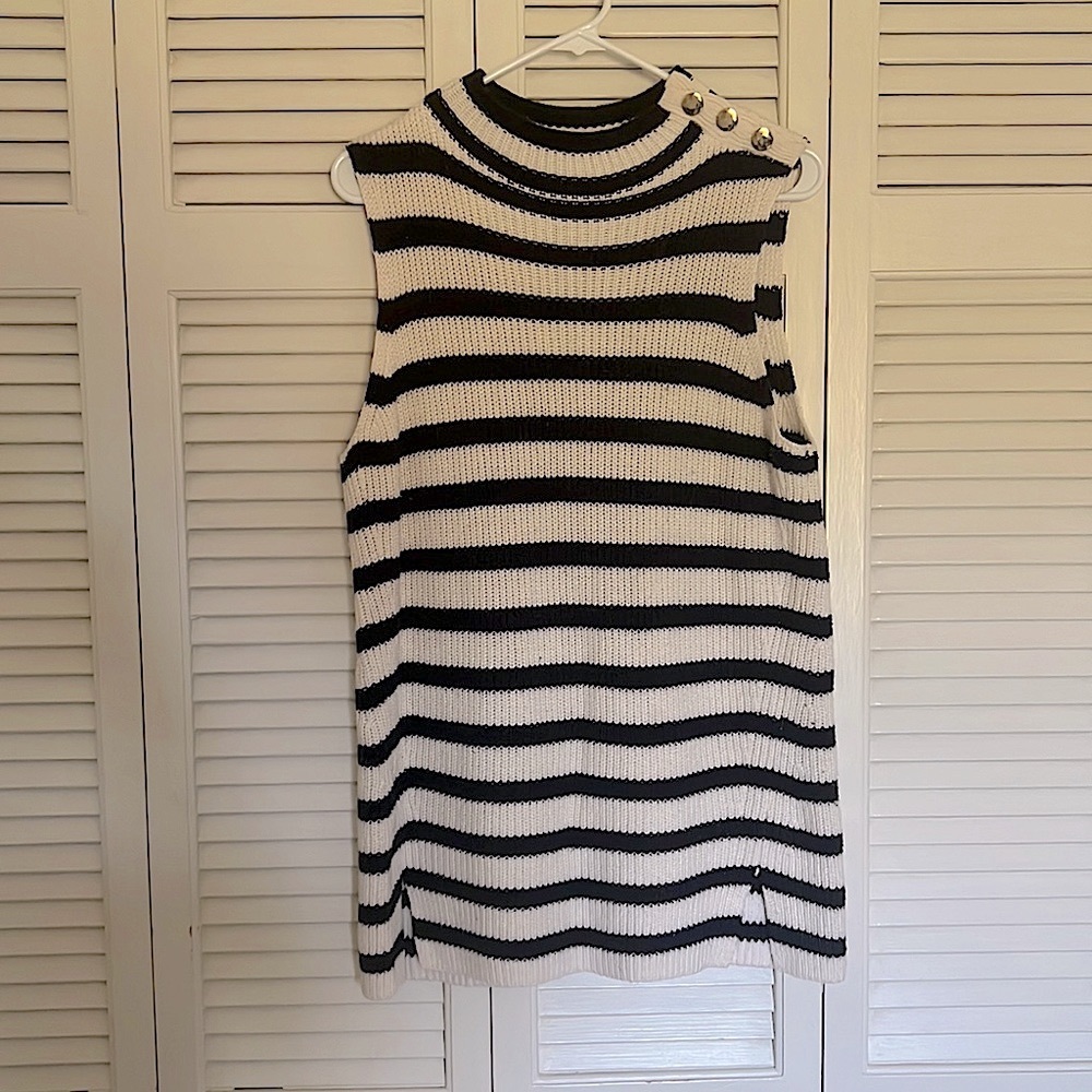 Sleeveless Chunky Knit Sweater by LOFT